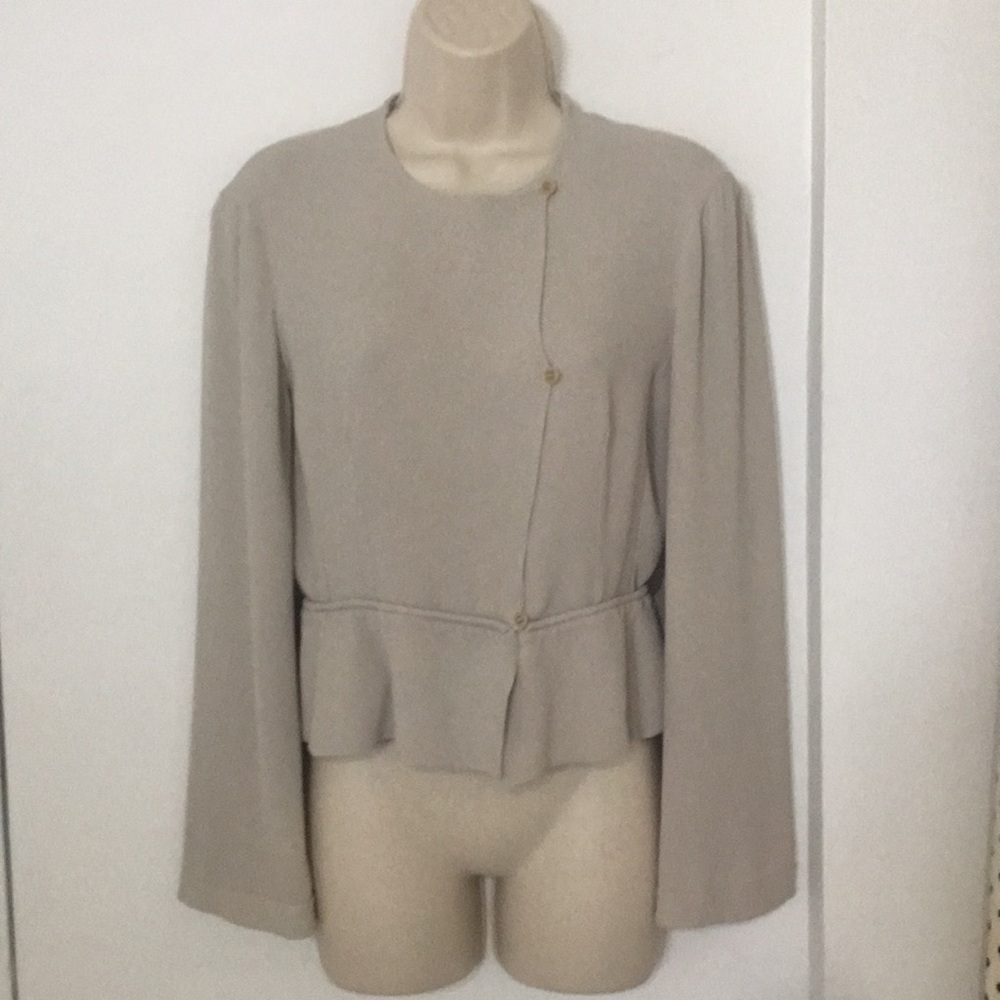 Giorgio Armani Silk Top/Jacket
